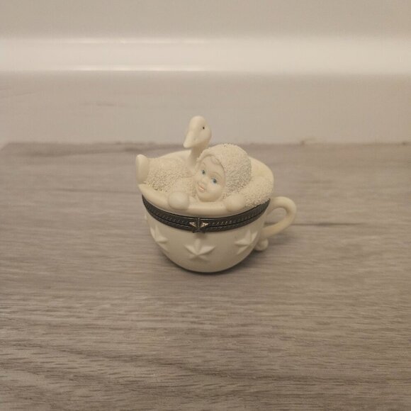 Department 56 Other - Department 56 Snowbabies Two For Tea Hinged Trinket Box